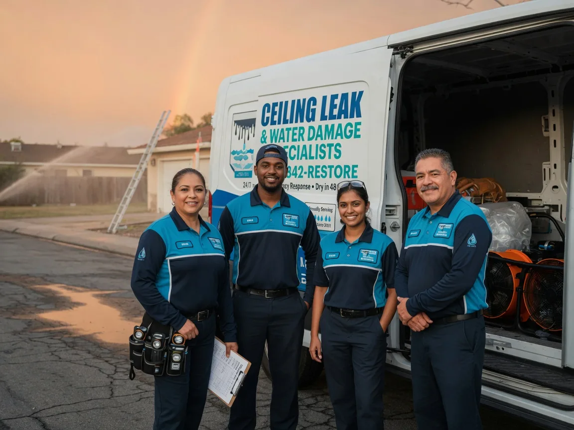 Ceiling Leak Cleanup company in Sheridan, TX